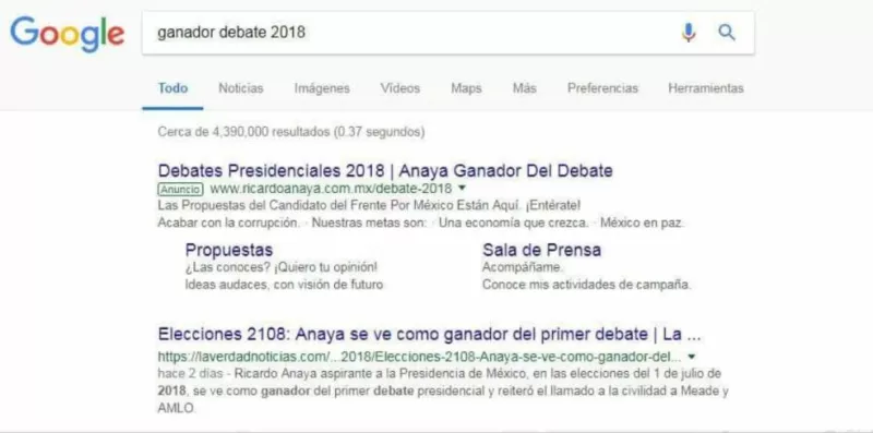¿Gana cuatro días antes del debate?