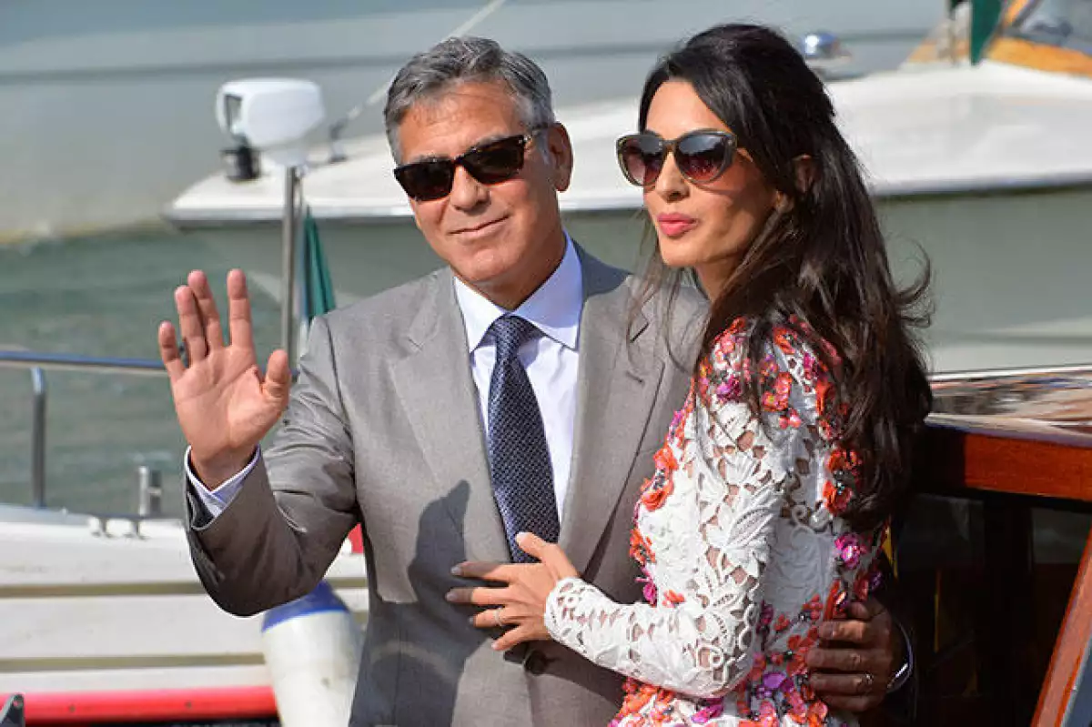 George Clooney y Amal Alamuddin