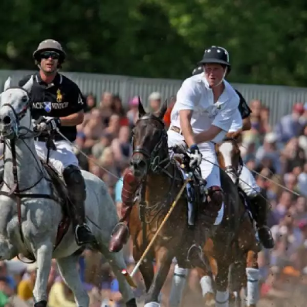 En su segundo día de actividades oficiales, Enrique visitó la isla Governors, en Nueva York, para jugar con un cielo soleado en el Clásico de Polo Veuve Clicquot de Manhattan, donde su equipo derrotó a la escuadra del argentino Nacho Figueras.