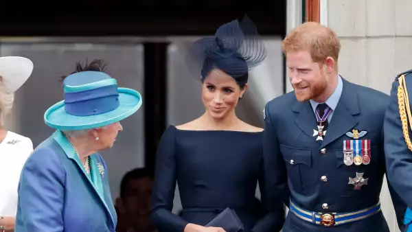 Meghan Markle y la reina Isabel II