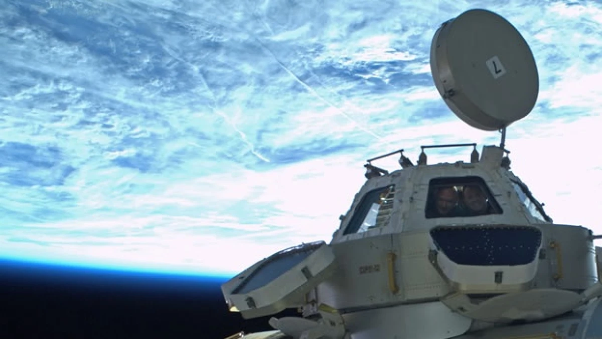 Astronautas Mark Kelly y Ron Garan