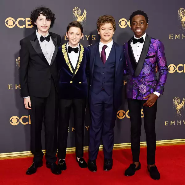 Finn Wolfhard, Noah Schnapp, Gaten Matarazzo y Caleb McLaughlin