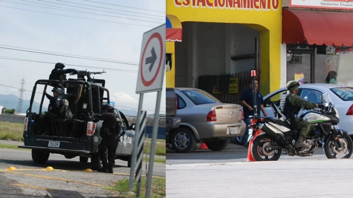 Elementos de la policía federal y el ejército mexicano intensificaron los operativos de vigilancia en Tamaulipas