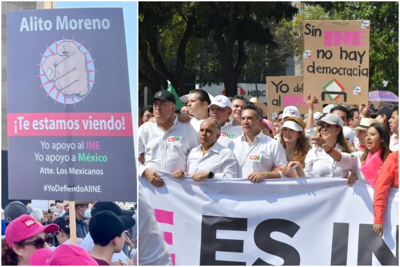 Movement in defense of the INE puts the PRI legislators in the magnifying glass