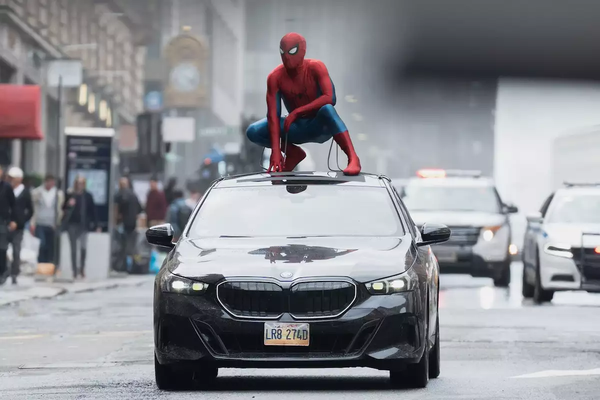 'Spiderman' Filming in Glasgow, UK - 05 Aug 2025