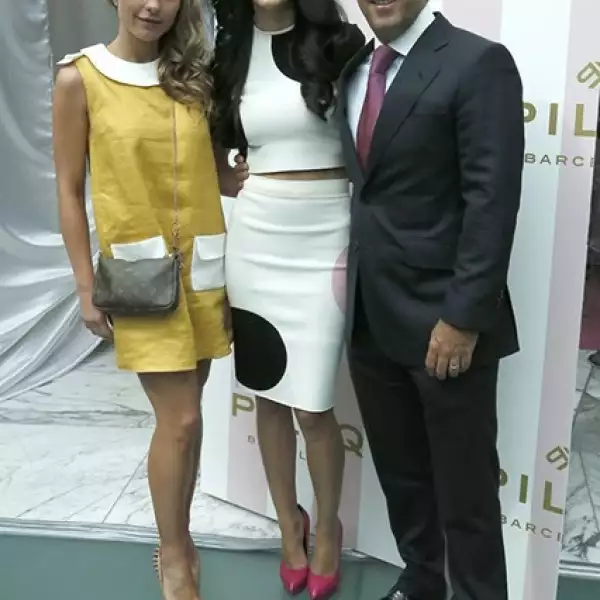 Lucía Ferrer,Valeria y Jorge López