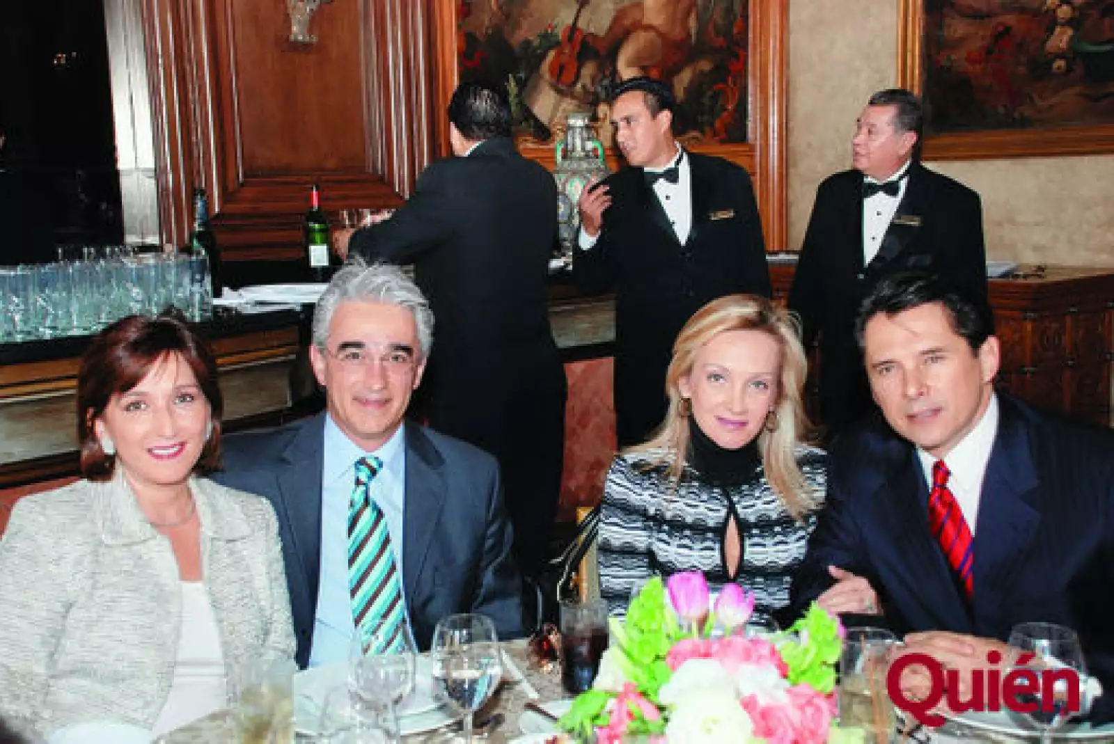 Lucía e Ignacio de Mijares, Thelma Cora, Rodrigo Ayala