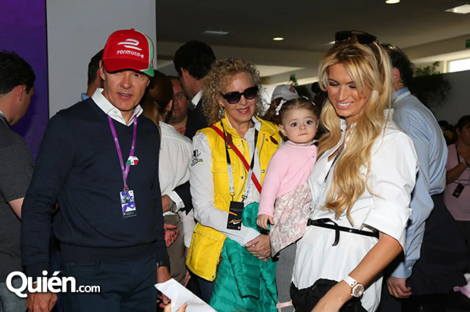 Adrián Fernández, Mercedes Alemán, Mariel Slim y María Elena Torruco