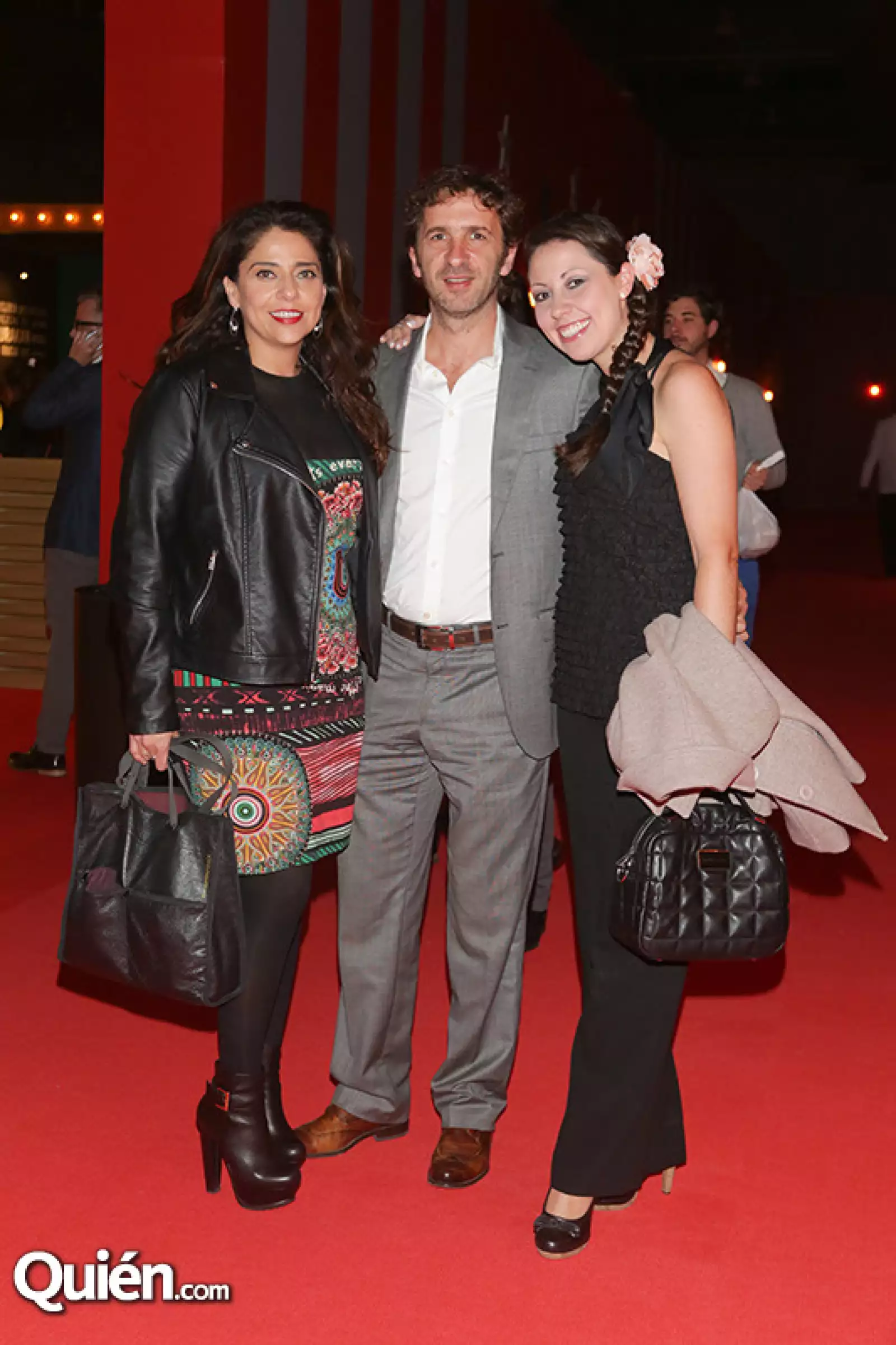 Maricarmen López, Miguel Pilipiak y Jessica Herrera