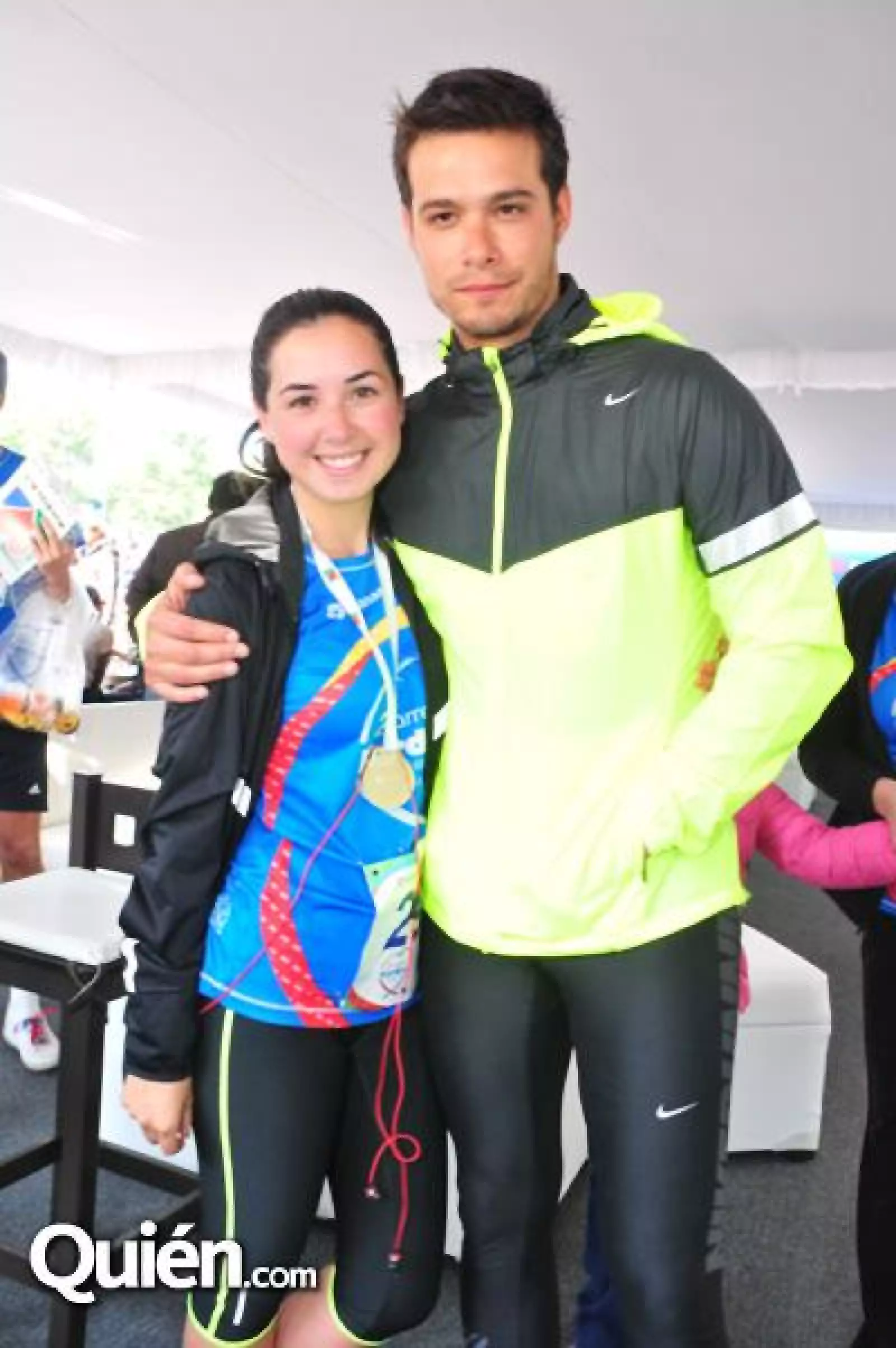 Fátima Torre y Brandon Peniche