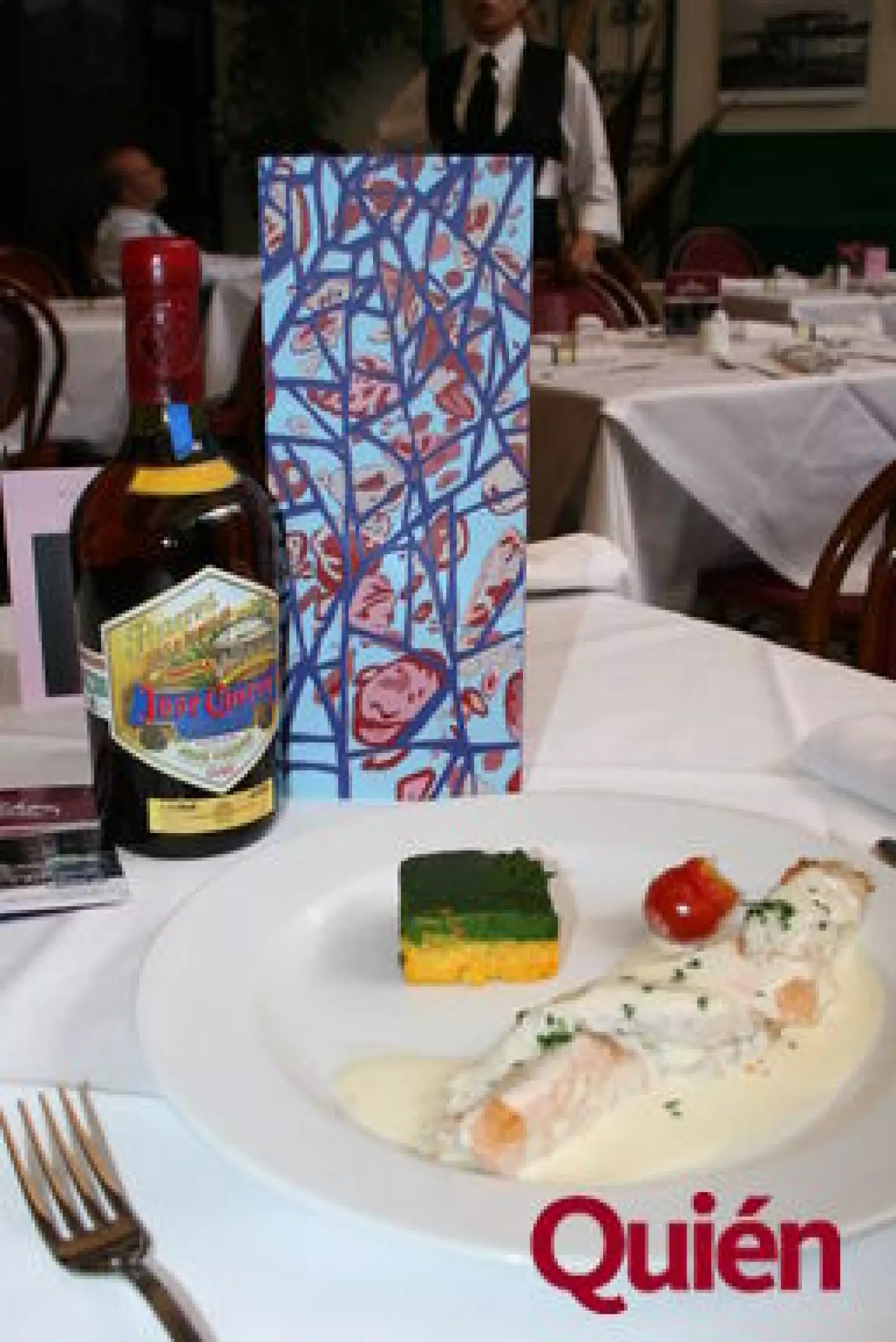 Tequila y platillo fuerte Dúo de Saumón et Sole