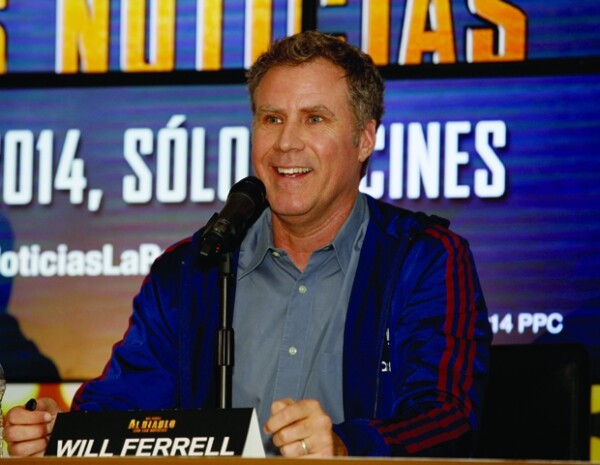 Will Ferrell durante su conferencia de prensa en la Ciudad de México.