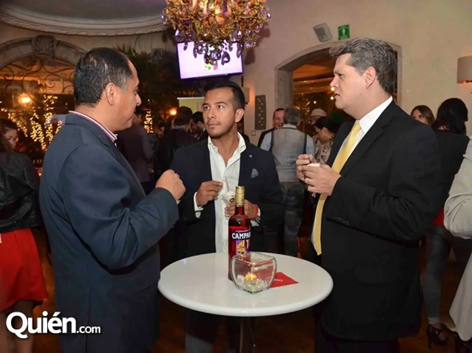 Rafael Cano,Beto Mendoza y Christian Larrea.
