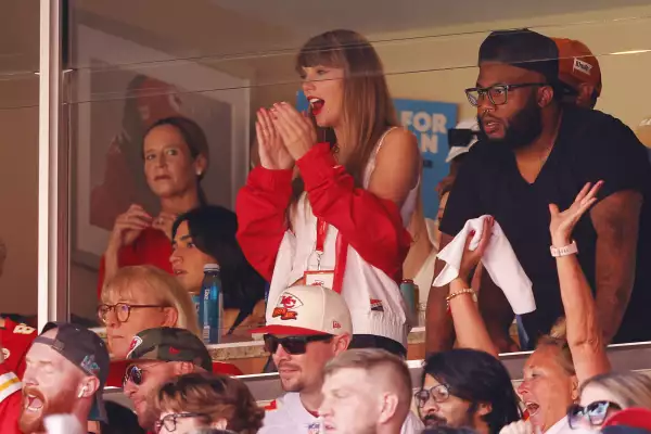 Taylor Swift en el partido de Travis Kelce 