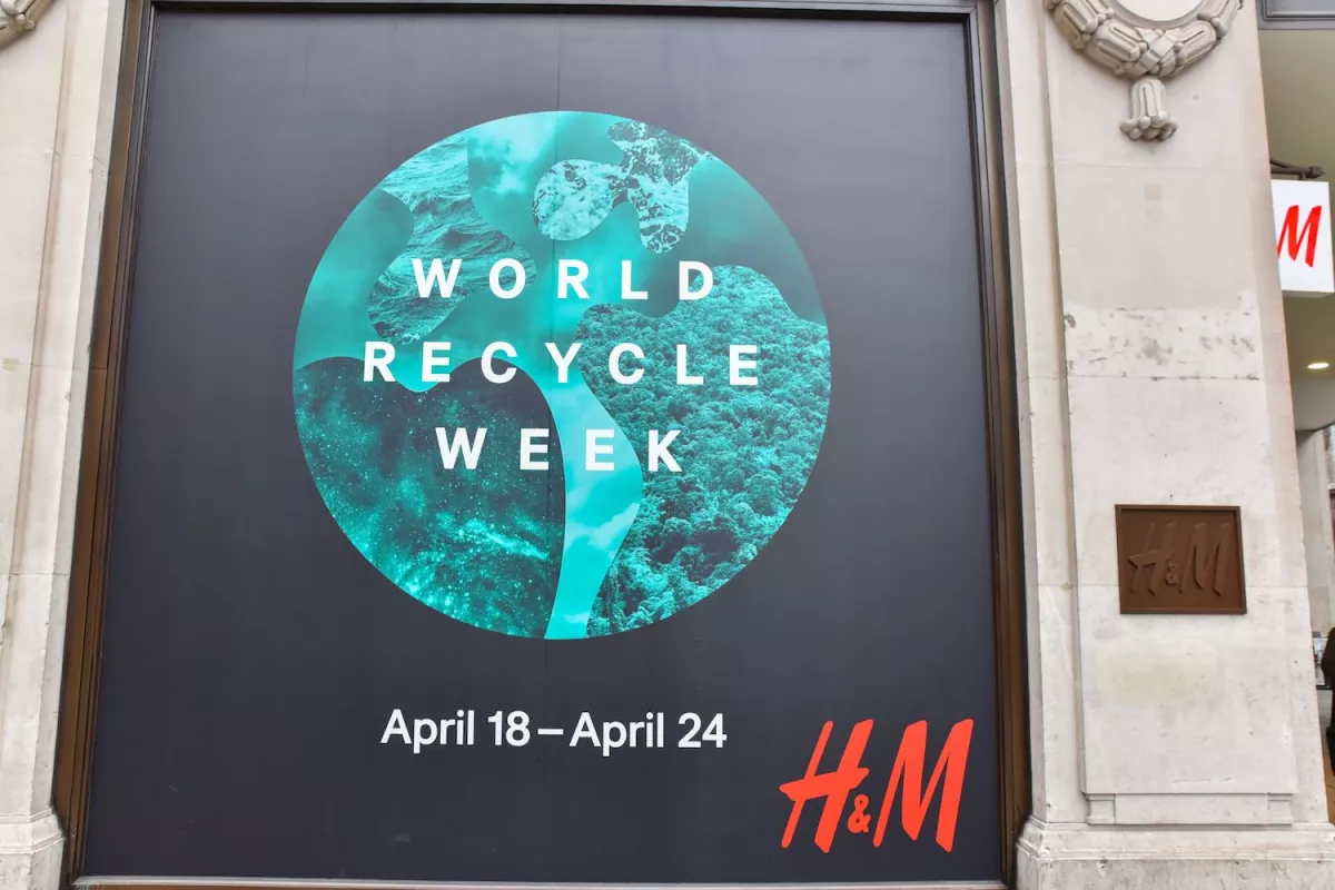 World Recycle Week at H&M, London, Britain - 18 Apr 2016