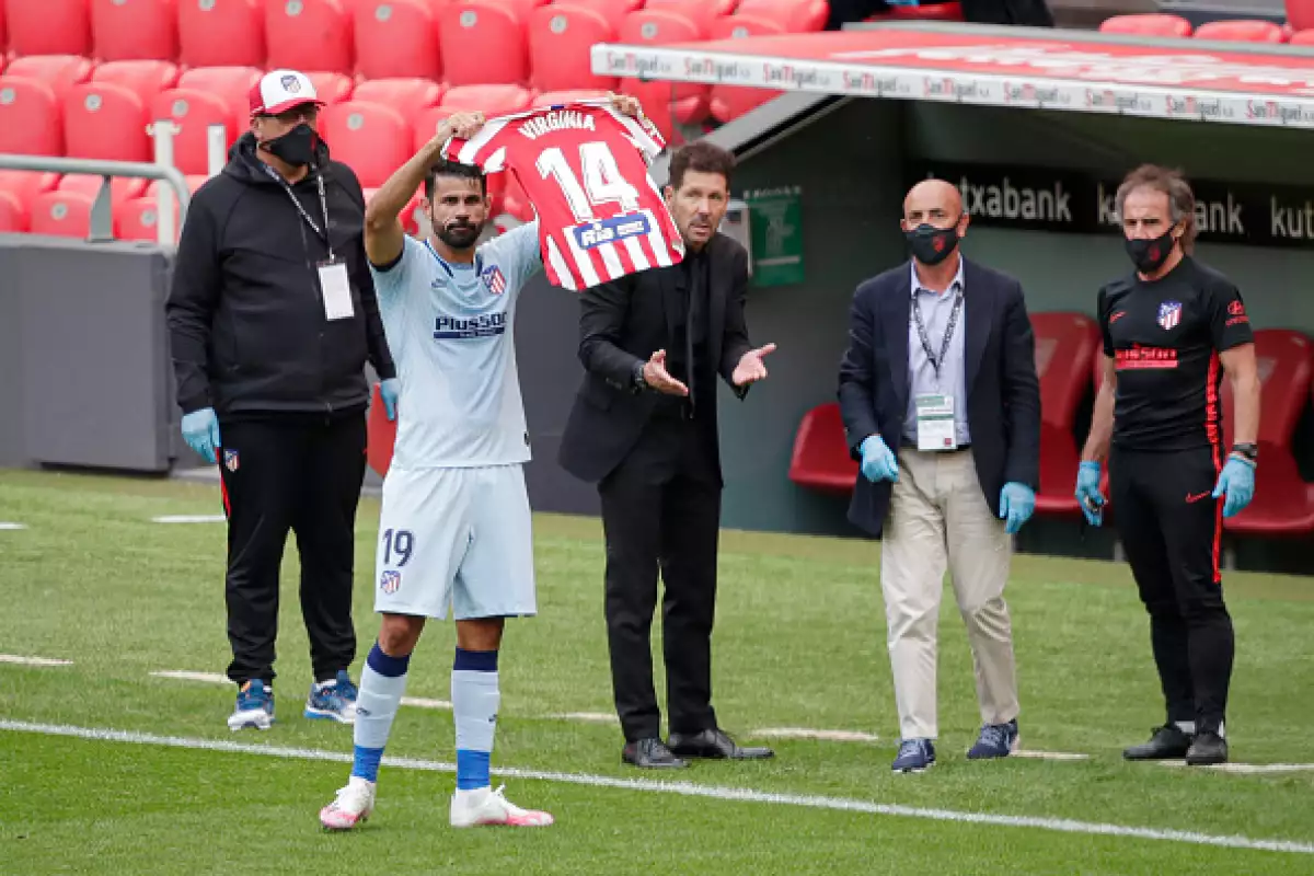 Diego Costa Celebracion Atletico de Madrid
