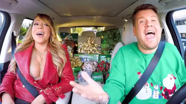 James Corden y Mariah Carey
