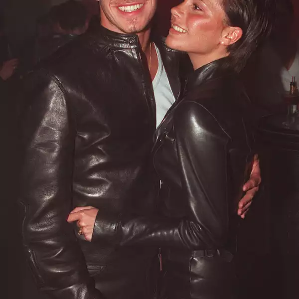 David Beckham and Victoria Adams