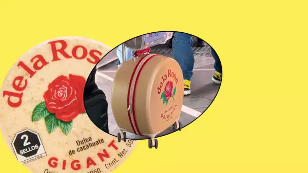 La maleta de mazapán De la Rosa que se hizo viral, ¿está a la venta?