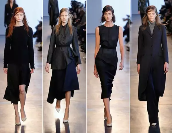 Parte de la colección de Theory en New York Fashion Week 2014.