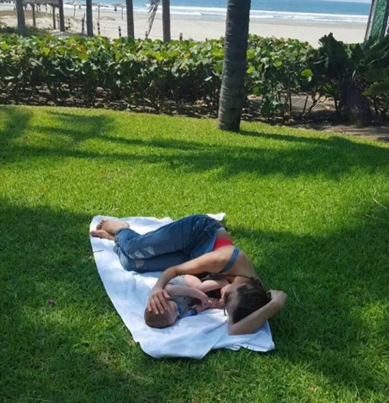 La actriz recién abrió su cuenta y sin duda no podía faltar en sus fotos una con León, su primer hijo con Gerardo Casanova.