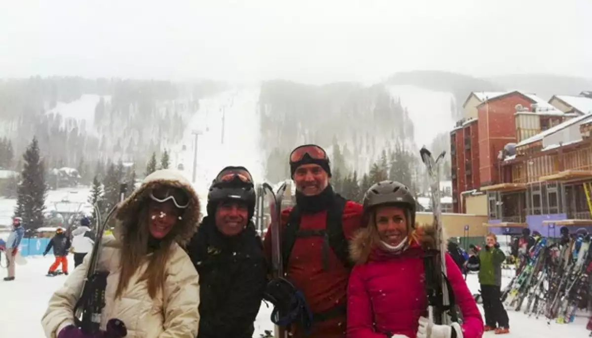 Maki y Juan Soler compartieron sus vacaciones en Vail con Yordi y Rebecca.