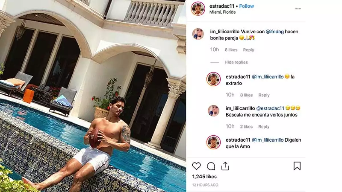 El mensaje de amor de Christian Estrada.