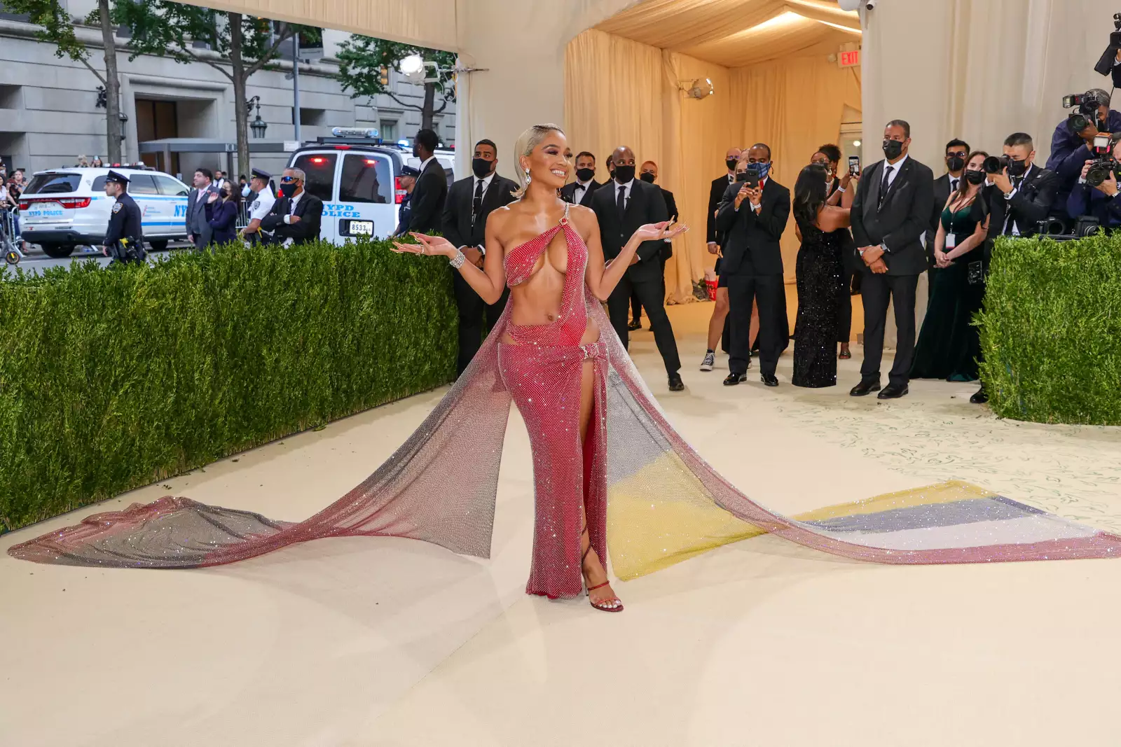 The 2021 Met Gala Celebrating In America: A Lexicon Of Fashion - Arrivals