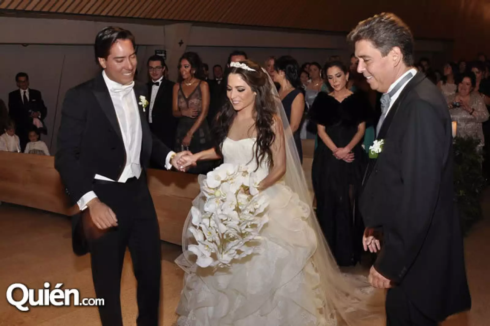 Samuel Carpio,María Fernánda Villalobos y Enrique Villalobos