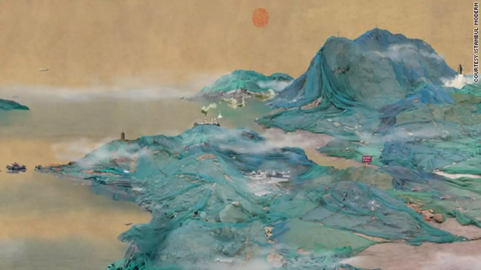 paisajes China basura