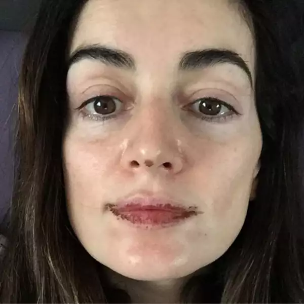 Así se ve Ana de la Reguera sin una gota de maquillaje.
