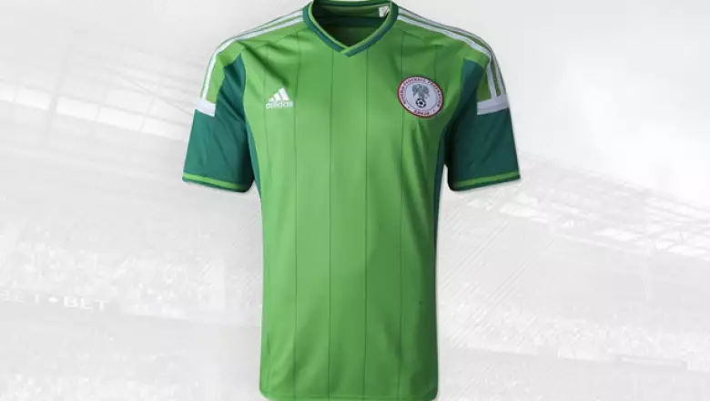 Las Águilas africanas usarán esta playera diseñada por Adidas, firma que tiene 40 años en el negocio del futbol
