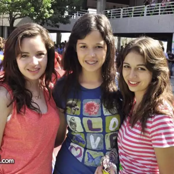 Marcela Marroquín,Andrea Anguano y Melissa López