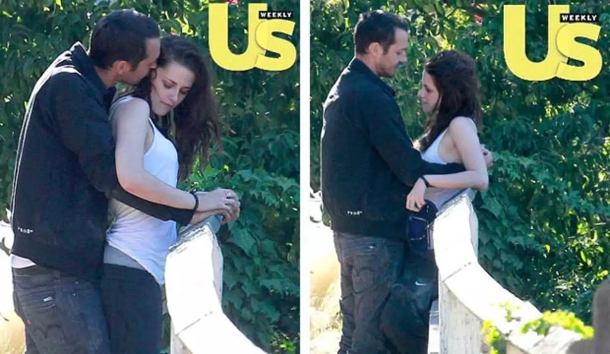 La actriz fue captada con el director Rupert Sanders.