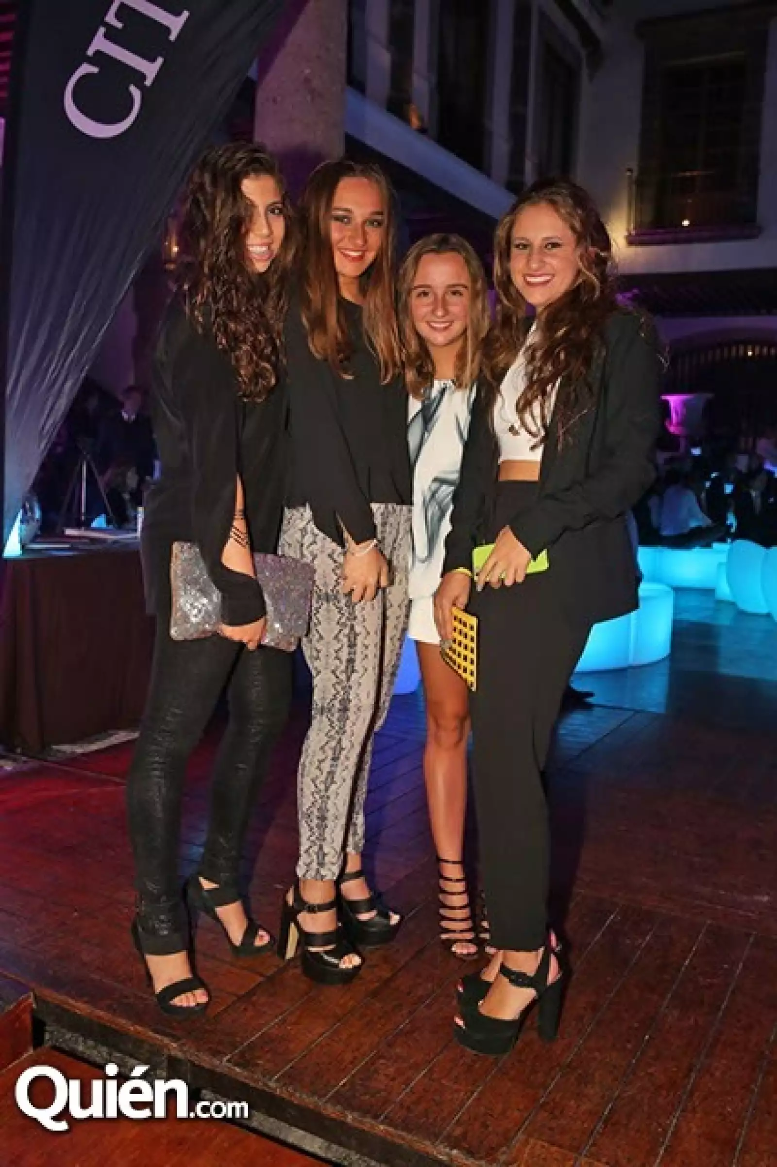 María Sarraf, Isabel Conesa, Ana Tricio y Daniela Escobar