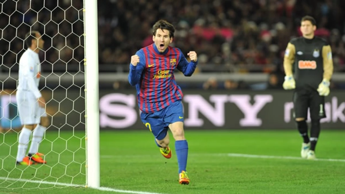 messi barcelona mundial clubes santos japon
