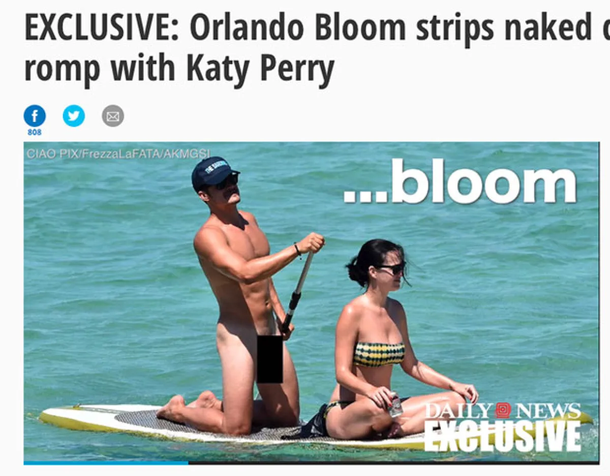 Orlando Bloom y sus nude pics
