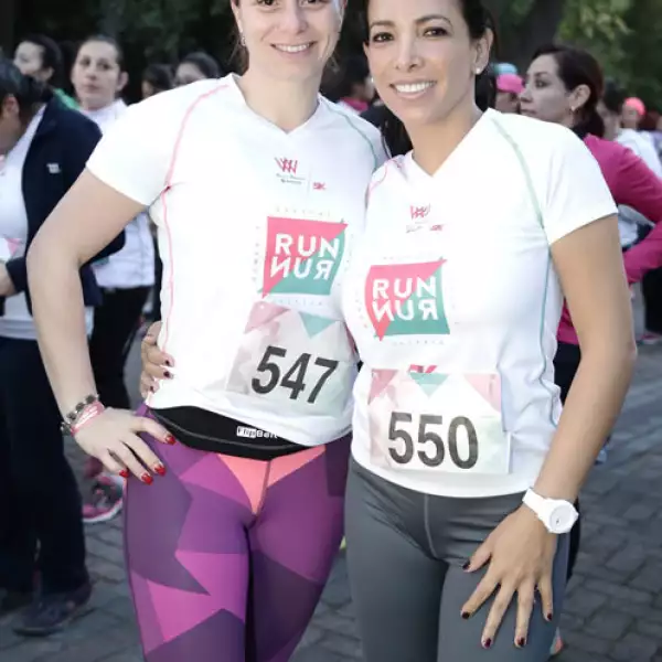 Neri Godínez y Leslie Gasca