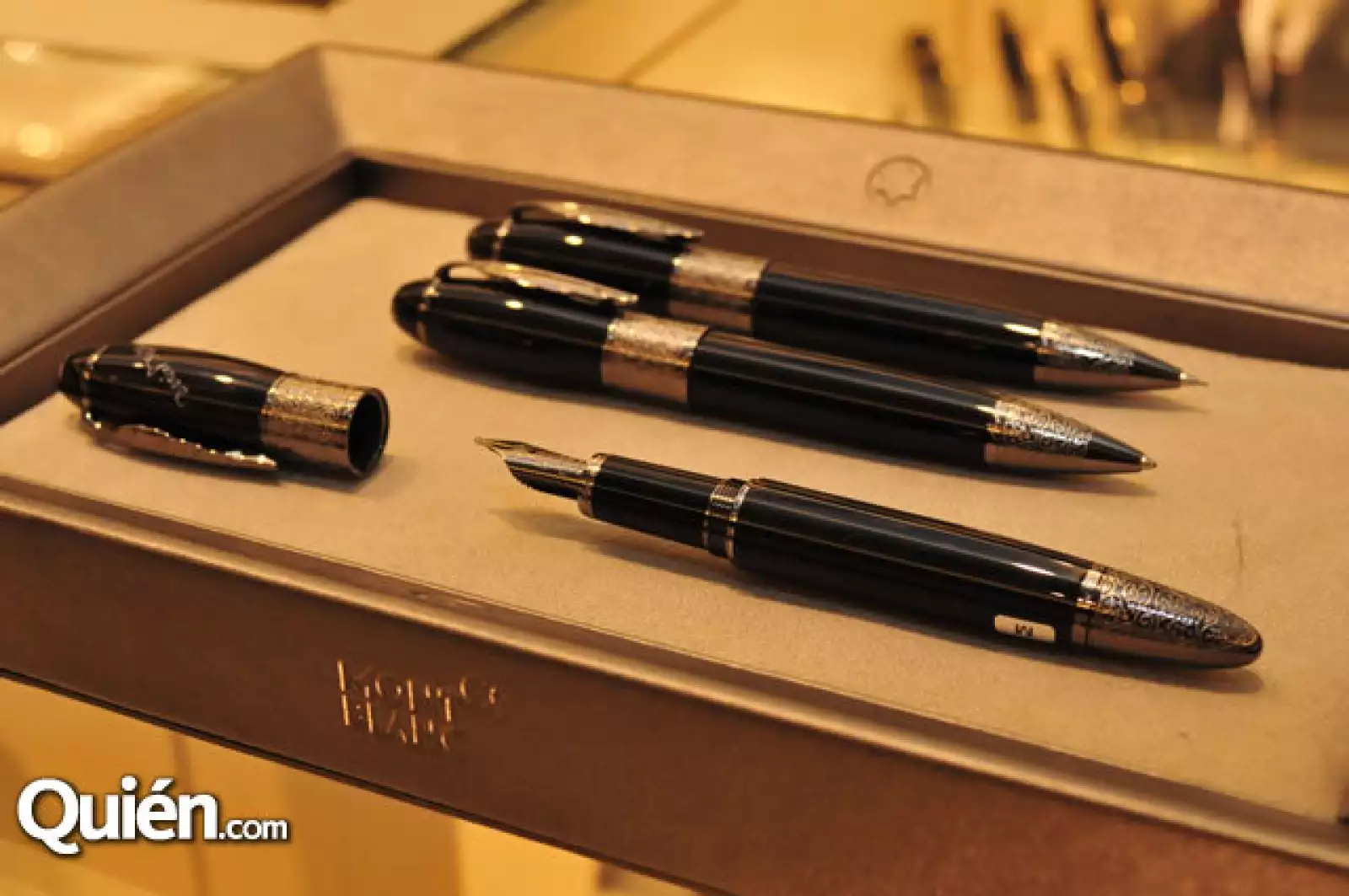 Detalle de los nuevos bolígrafos