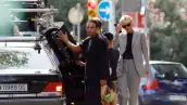 Elizabeth Debicki y Khalid Abdalla