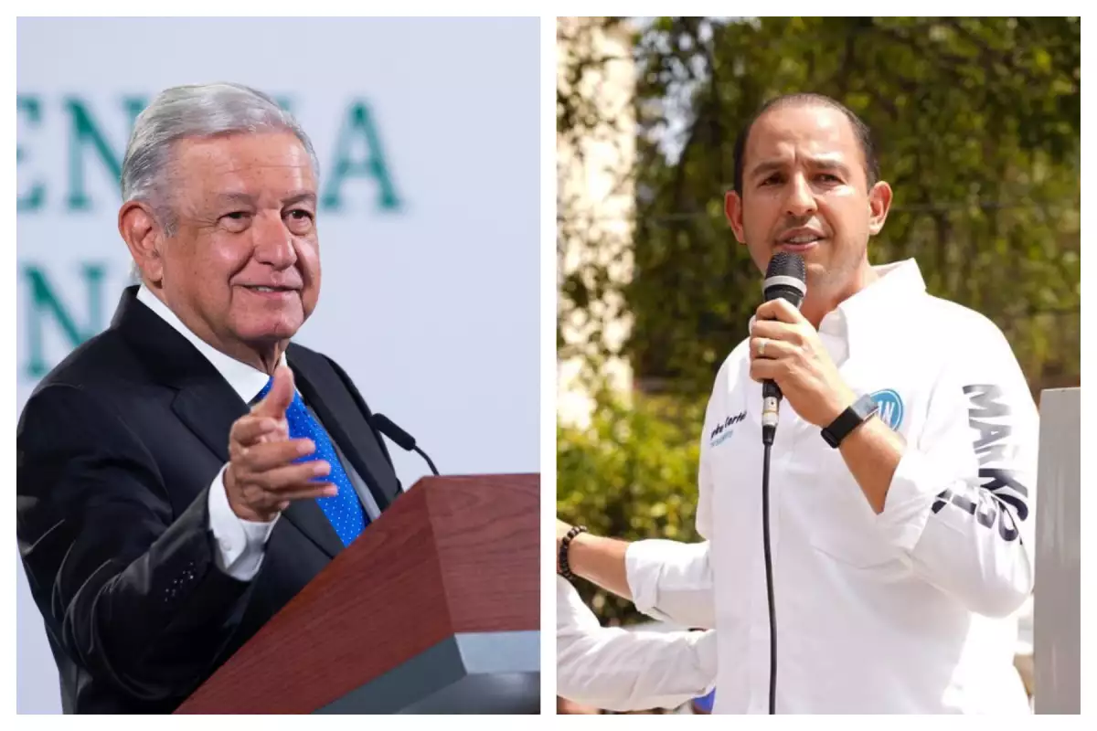 AMLO y Marko Cortés