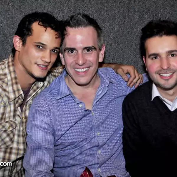 Ángel Laza,Pepe Ramírez y Arturo Casas