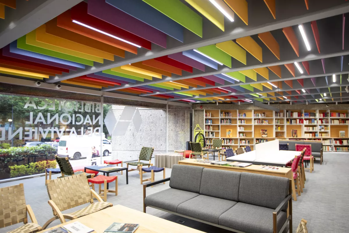 Así es la nueva biblioteca pública del Infonavit en la CDMX