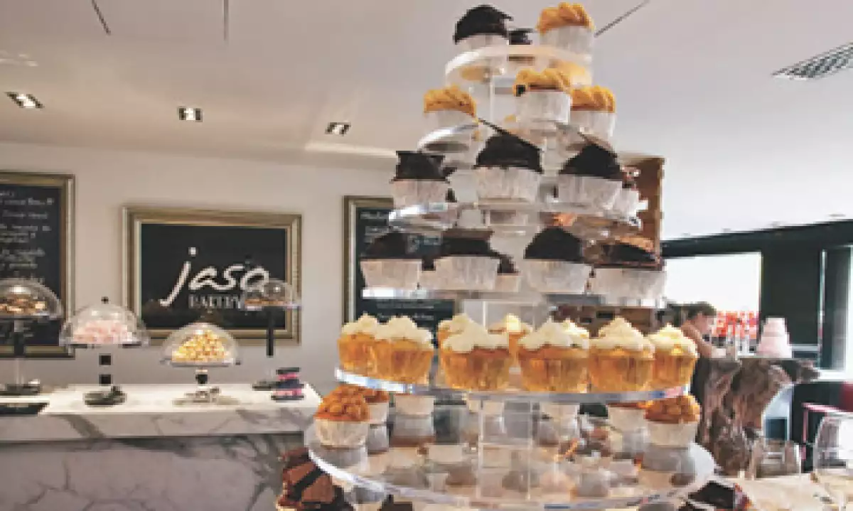 La repostería con chocolate es la especialidad de Jaso Bakery, aunque también hace gala de alimentos con una diversa cantidad de frutas. (Foto: Israel Pérez)