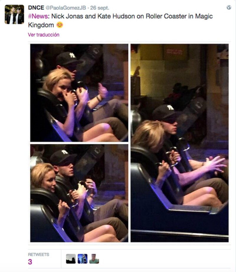 Esta fue la primera fotografía que originó los rumores sobre una posible relación entre Kate y Nick, a quien le lleva 13 años.