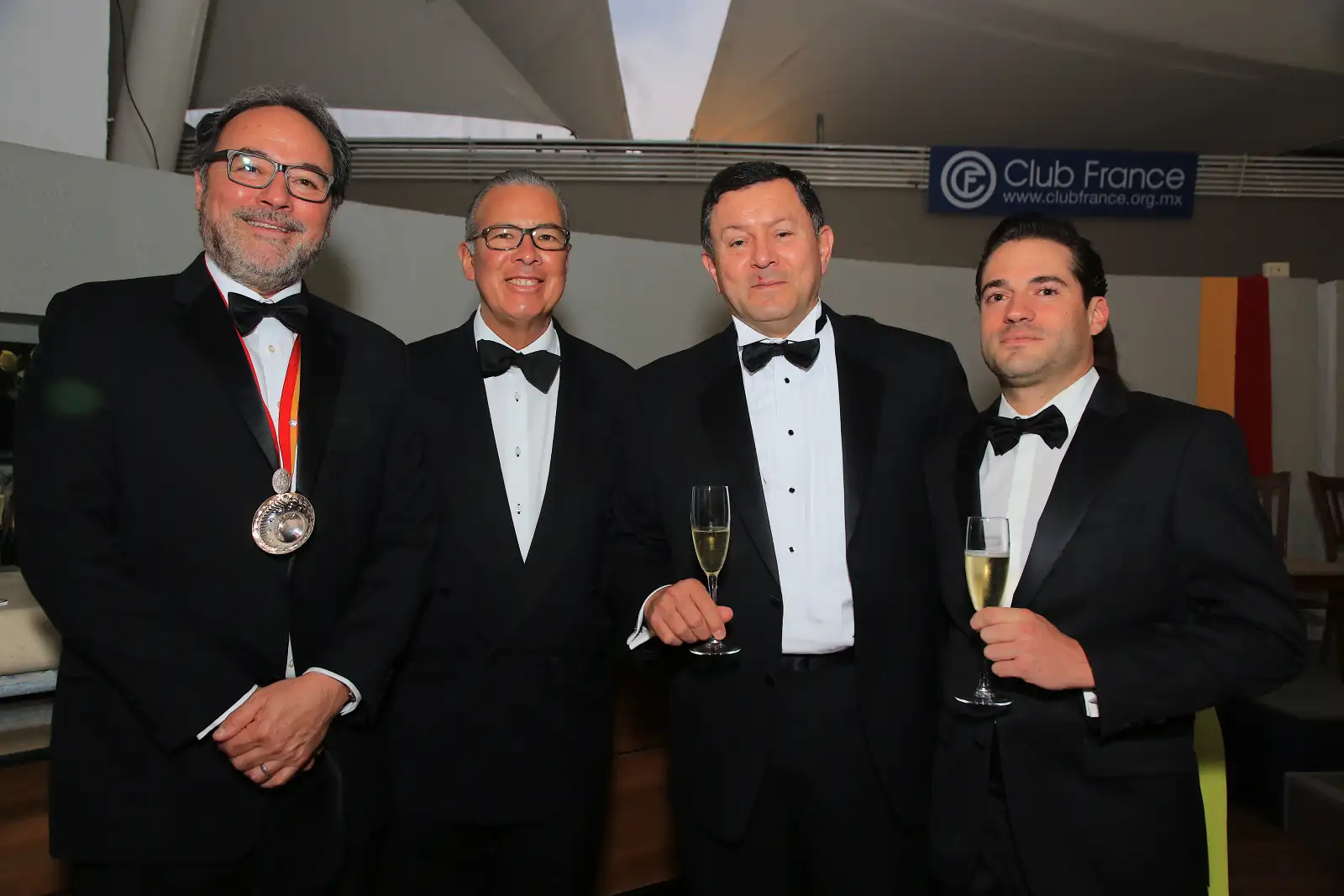 Jorge Ruiz , Pepe Larroque, Enrique Portillo y Miguel Crespo 