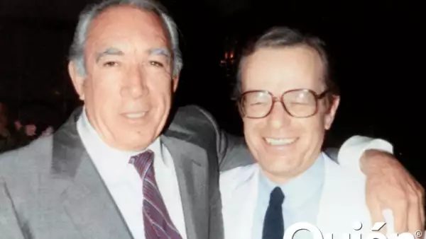 Jacobo Zabludovsky y Anthony Queen.