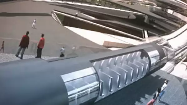 Este sistema viajaría a más de 1,126 kilómetros por hora. (Foto: Hyperloop/Cortesía)