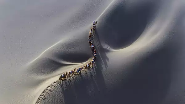 El ojo de un drone
