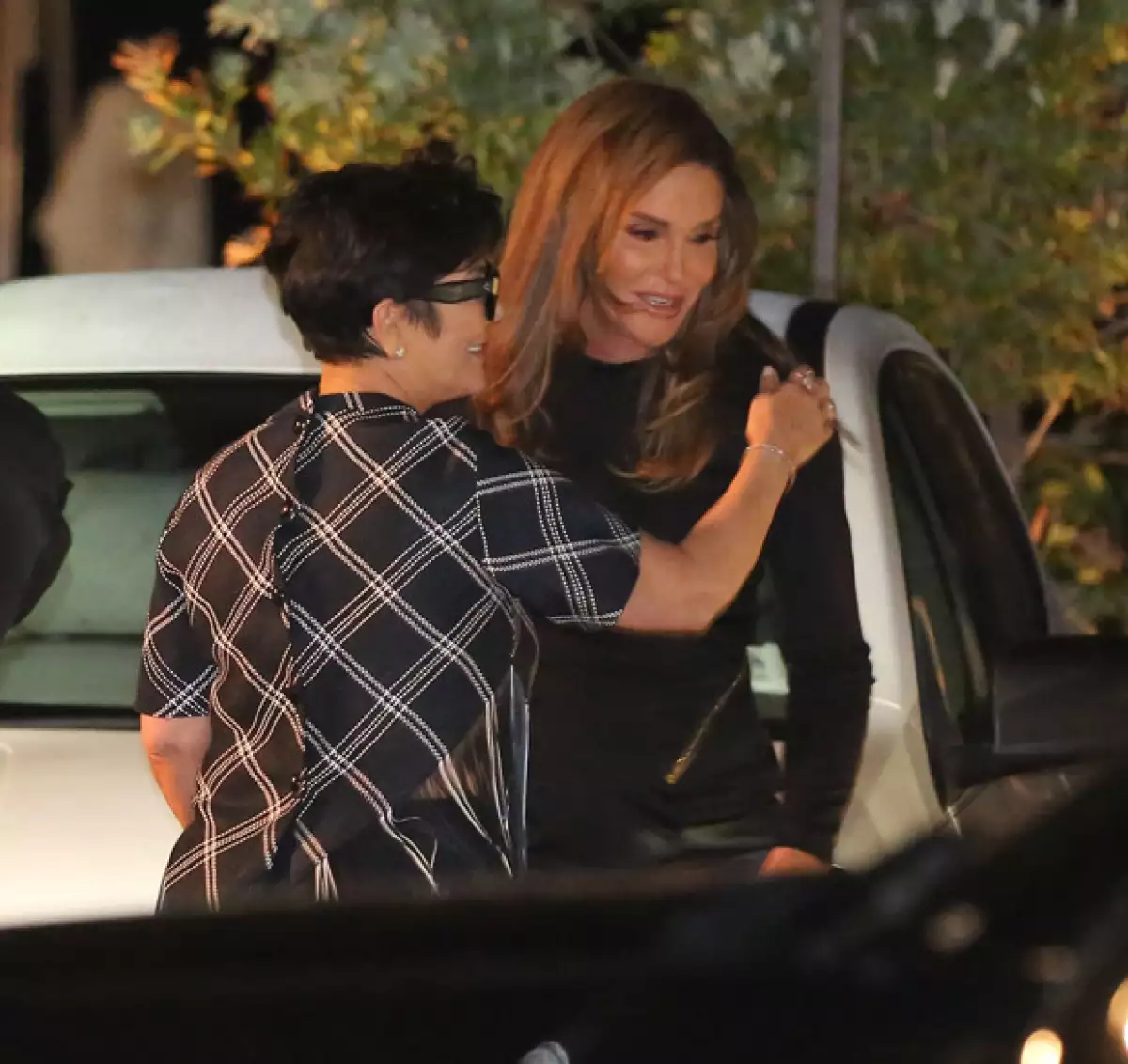 Pasaron horas de risa y charla en compañía de sus hijas.